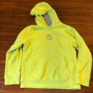 Lime Green Hoodie with Front Pocket